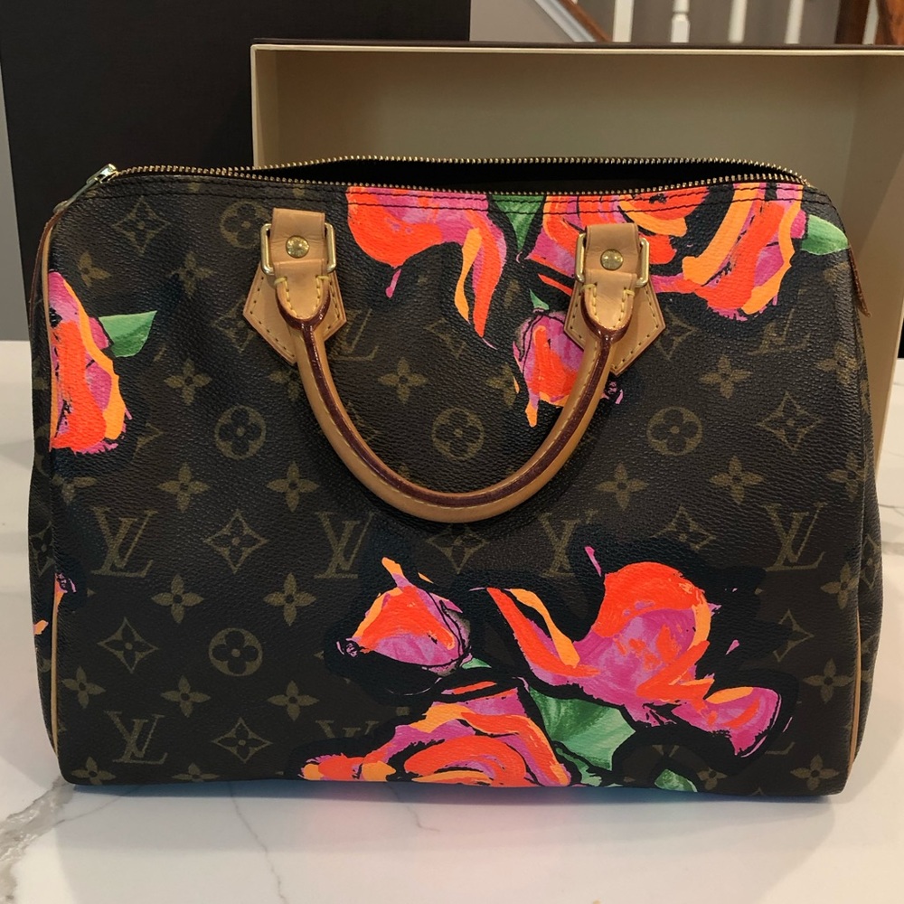 Authentic Louis Vuitton Stephen Sprouse Roses Speedy 30 handbag limited edition